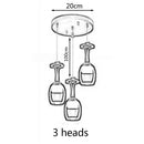 GobekUsa LED Wine Glass Pendant Lights for Restaurant, Bar, and Dining Room