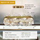 GobekUsa Crystal Chandelier Pendant Light for Luxury Living Room, Bedroom, Dining, Kitchen & Home Décor