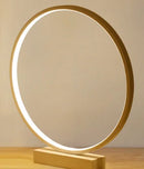 GobekUsa LED Ring Table Lamp: Modern Nordic Bedroom Lighting Fixture