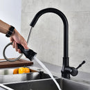 GobekUsa Gold Kitchen Faucet Pull Out Swivel Water Mixer Tap Single Handle Sink
