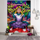 GobekUsa Anime Girl Tapestry Wall Hanging for Magic Science Fiction Bohemian Decor