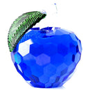 GobekUsa 3D Crystal Yellow Apple Glass Paperweight Figurine Ornaments - Office Desktop Decoration
