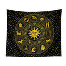 GobekUsa Constellation Zodiac Tapestry: Astrology Wall Decor for Witchcraft Room & Dorm
