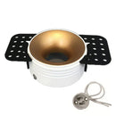 GobekUsa LED Round Recessed Ceiling Mount Downlight - MR16/GU10 Lamp Socket Holder Fixture