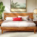 Acacia Aurora Deluxe Wood Platform Bed Frame for Ultimate Comfort and Style