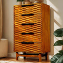 Acacia Elara Dresser with 5 Drawers for Stylish Storage Solutions