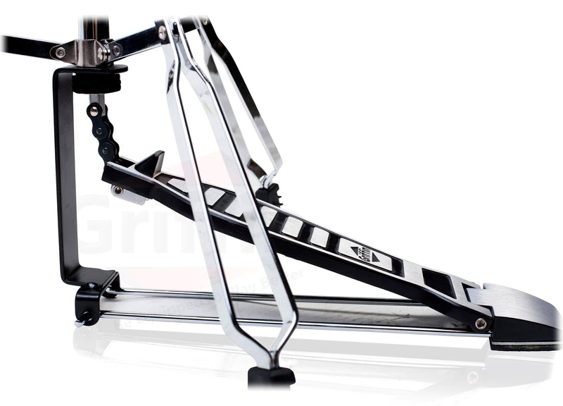 Hi-Hat Stand, Drummers Throne Seat & Snare Stand - 3 PACK Drum Hardware Set by GRIFFIN | Deluxe Chrome Slip-Proof Gear Holder Percussion Kit for Mounting Hihat Cymbals, and Snare Drums