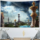 GobekUsa Angel Devil Hell Witchcraft Hippie Psychedelic Halloween Dorm Tapestry