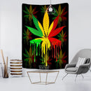 GobekUsa 3D Printed Maple Leaf Wall Hanging Tapestry for Boho Home Decor
