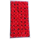 GobekUsa Bath Flower Set: 50 Artificial Soap Flowers for Home Decor, Weddings, DIY Crafts
