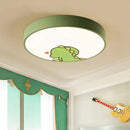 GobekUsa Kids Cartoon Acrylic Ceiling Light with Remote Control LED Girl Children's Room Lighting