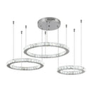 GobekUsa Crystal LED Chandeliers: Modern Pendant Light for Living Room.