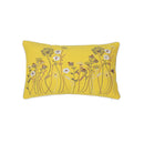 GobekUsa Dandelion Floral Yellow Pillow Cover for Home Decor