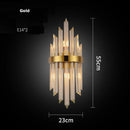 GobekUsa Crystal LED Wall Sconce Light for Bedroom and Corridor