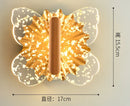 GobekUsa Butterfly Wall Lamp: Modern LED Sconce Light for Bedroom, Living Room, Restaurant & Bathroom
