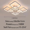 GobekUsa LED Chandelier: Remote Dimmable Indoor Lighting for Bedroom, Restaurant, Living Room
