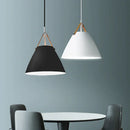 GobekUsa Leather and Iron Finish Pendant Light Fixture for Kitchen Dinning Living Room