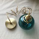GobekUsa Glass Ball Pendant Light: Nordic Modern LED Lamp for Bedroom and Bathroom