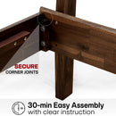 Aurora Solid Wood Bed Frame by Megsu