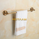 GobekUsa Brass Single Towel Bar in Antique Finish for Stylish Bathroom Décor