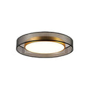 GobekUsa 16W Copper Ceiling Light: Modern Nordic Bronze Living Room Bedroom Lamp