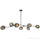 GobekUsa LED Ball Chandelier: Modern Glass Kitchen Pendant Light Fixture