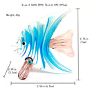GobekUsa Crystal Glass Tropical Fish Figurines | Hand Blown Modern Home Decor
