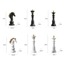 GobekUsa Chess Pieces Figurines: The Queen's Gambit Decor for Home & Office