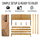 Bosk Solid Wood Bed Frame by Megsu
