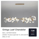 GobekUsa Ginkgo Ceramic Chandelier: Luxury Pendant Lights for Dining & Living Room