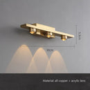 GobekUsa Iron Art Mirror Front Wall Sconce