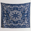 GobekUsa Celestial Floral Moon Phase Tapestry: Hippie Boho Room Decor & Wall Art