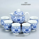 GobekUsa Dragon Teapot Tea Set, Porcelain Kung Fu Teaware for Puer Oolong Ceremony