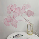 GobekUsa Ginkgo Leaf Branch Artificial Flowers Home Decor