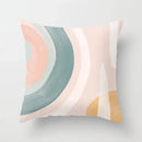 GobekUsa Geometric Stitch Print Pillow Cover - Modern Minimalist Office Cushion