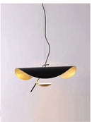 GobekUsa Lederam Manta Pendant Lamp - Industrial Retro Design, White & Black.