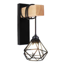 GobekUsa Artistic Metal Iron Wall Lamp for Bedroom Livingroom Restaurant Bar Sconce