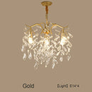 GobekUsa Crystal LED Chandelier: Luxury Indoor Lighting for Home, Kitchen, Living Room