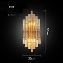 GobekUsa Crystal LED Wall Sconce Light for Bedroom and Corridor