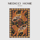 GobekUsa Double Tiger Bohemian Moroccan Rug Retro Decor for Living Room
