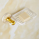 GobekUsa Bath Hardware Set: Shelf, Towel Rack, Holder, Brush Holder, Towel Hanger, Hooks