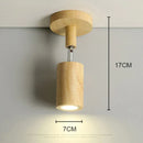 GobekUsa LED Wood Ceiling Light Downlight Spot Acrylic Indoor Lamp for Home Decoration