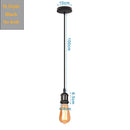 GobekUsa Black Industrial Pendant Light for Kitchen Island Bar Farmhouse Decor