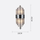 GobekUsa Crystal Wall Lamp for Modern Light Luxury Living Room, Bedroom, and Dining Area
