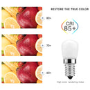 GobekUsa LED Fridge Bulb E14 3W 220V Corn Light White/Warm SMD2835 Halogen Replacement