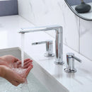 GobekUsa Brushed Gold Brass Basin Faucets for Lavatory Vessel with 2 Handles