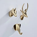 GobekUsa Brass Robe Hooks Towel Holder Wall Mount Coat Hat Bag Hanger
