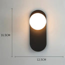 GobekUsa Glass Gold LED Wall Lamp for Chic Indoor Lighting
