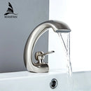 GobekUsa Gold Basin Faucet: Modern Brass Single Handle Mixer Tap for Bathroom