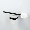 GobekUsa Black Matte Stainless Steel Bathroom Hardware Set: Paper Holder, Toothbrush Holder, Towel Bar & Accessories